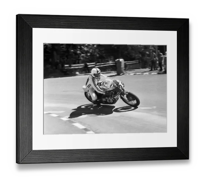 Framed Print : Abe Alexander (Yamsel) 1975 Junior TT Framed Print : Abe Alexander (Yamsel) 1975 Junior TT