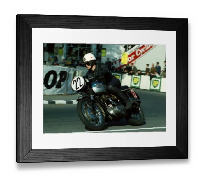 Framed Print : Tony McGurk (Triumph) 1967 Production TT Framed Print : Tony McGurk (Triumph) 1967 Production TT