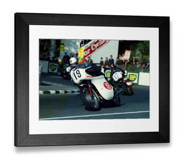 Framed Print : Ray Knight (Triumph) 1967 Production TT Framed Print : Ray Knight (Triumph) 1967 Production TT