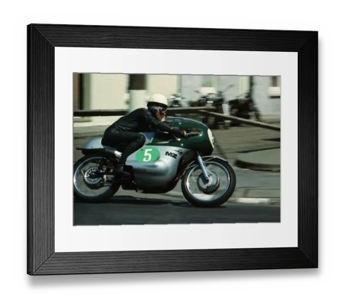 Framed Print : Heinz Rosner (MZ) 1967 Lightweight TT Framed Print : Heinz Rosner (MZ) 1967 Lightweight TT