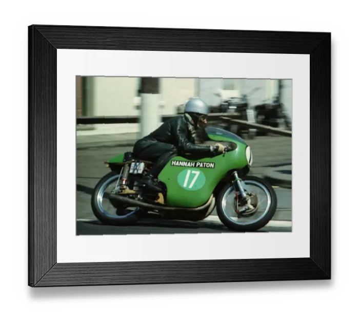 Framed Print : Angelo Bergamonti (Hannah Paton) 1967 Lightweight TT Framed Print : Angelo Bergamonti (Hannah Paton) 1967 Lightweight TT