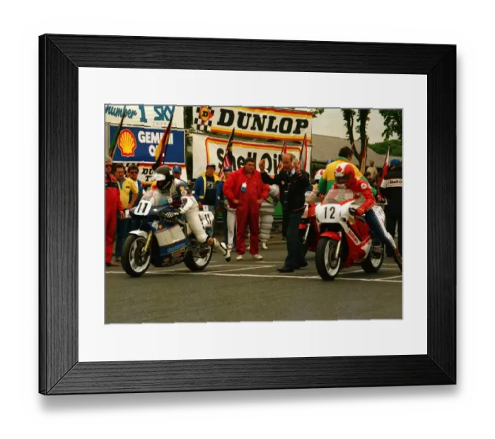 Framed Print : Roger Marshall (Suzuki) and Kevin Wilson (Suzuki) 1988 Formula One TT Framed Print : Roger Marshall (Suzuki) and Kevin Wilson (Suzuki) 1988 Formula One TT