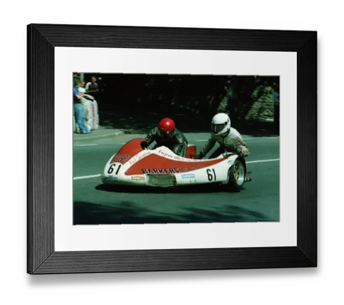 Framed Print : Michael Miller & David Young (Yamaha) 1982 Sidecar TT Framed Print : Michael Miller & David Young (Yamaha) 1982 Sidecar TT