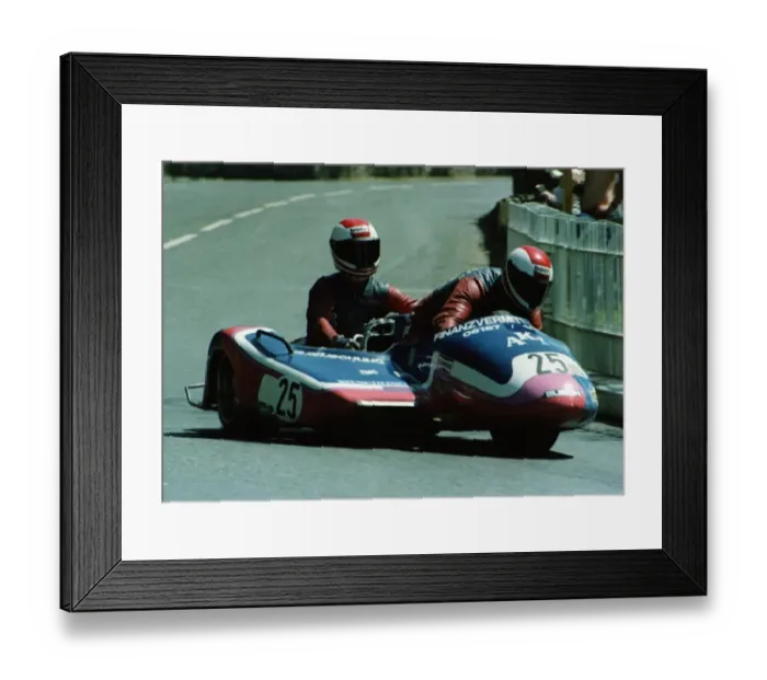 Framed Print : Karl-Heinz Plaschke & Waldemar Jager (Busch) 1982 Sidecar TT Framed Print : Karl-Heinz Plaschke & Waldemar Jager (Busch) 1982 Sidecar TT