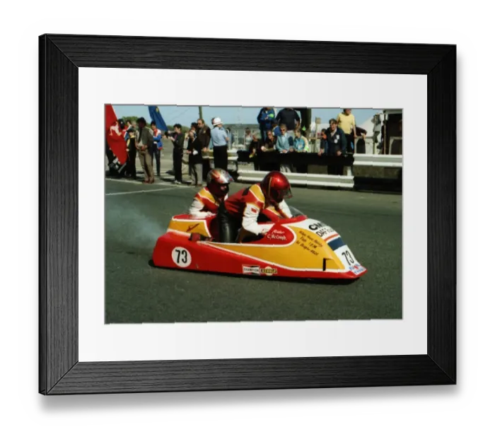 Framed Print : Craig McComb & Paschal Brady (Yamaha) 1984 Sidecar TT Framed Print : Craig McComb & Paschal Brady (Yamaha) 1984 Sidecar TT