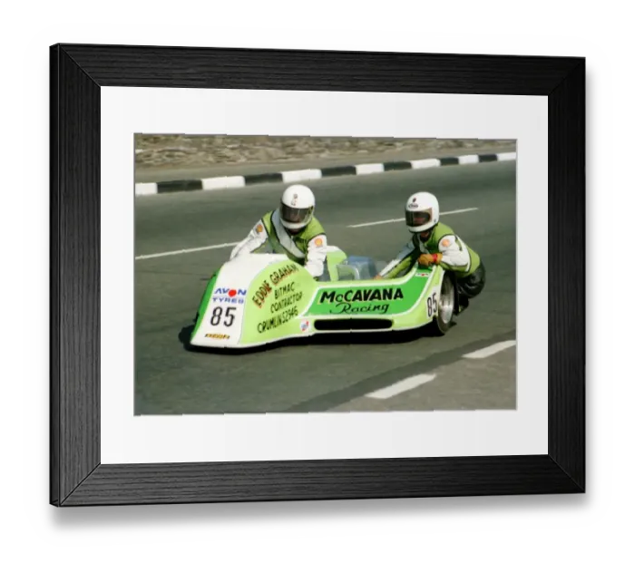 Framed Print : Martin Murphy & Colin Jordan (Yamaha) 1984 Sidecar TT Framed Print : Martin Murphy & Colin Jordan (Yamaha) 1984 Sidecar TT