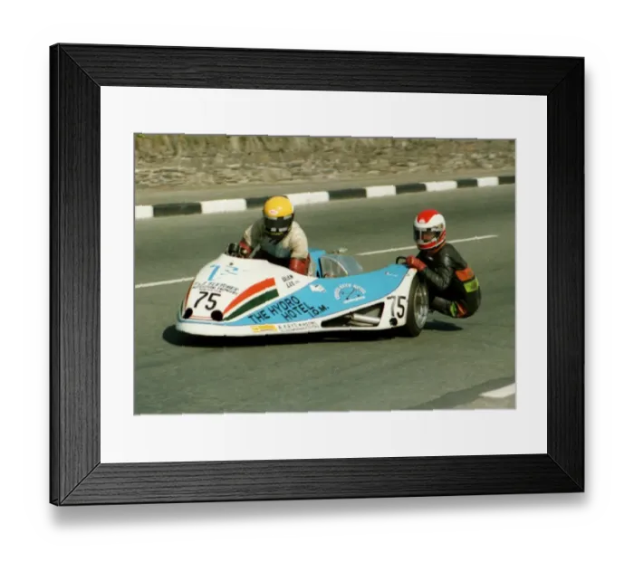 Framed Print : Dick Fletcher & Chris Shaw (Yamaha) 1984 Sidecar TT Framed Print : Dick Fletcher & Chris Shaw (Yamaha) 1984 Sidecar TT
