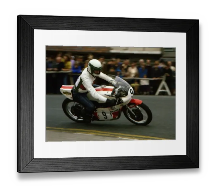 Framed Print : Billy Guthrie (Yamaha) 1976 Classic TT Framed Print : Billy Guthrie (Yamaha) 1976 Classic TT