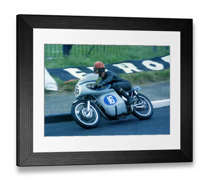 Framed Print : John Cooper (Seeley) 1968 Junior TT Framed Print : John Cooper (Seeley) 1968 Junior TT