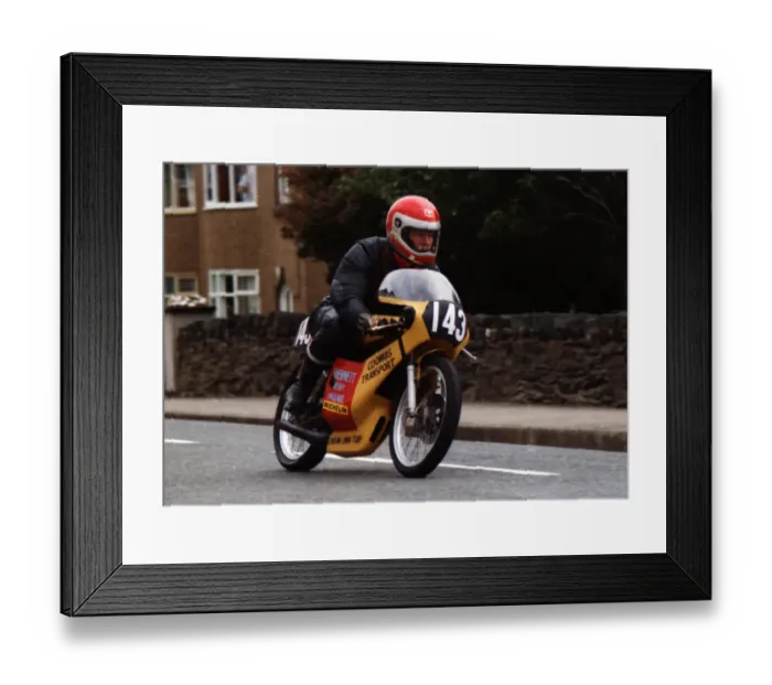Framed Print : Gerry Flynn (Honda) 1989 Ultra Lightweight TT Framed Print : Gerry Flynn (Honda) 1989 Ultra Lightweight TT