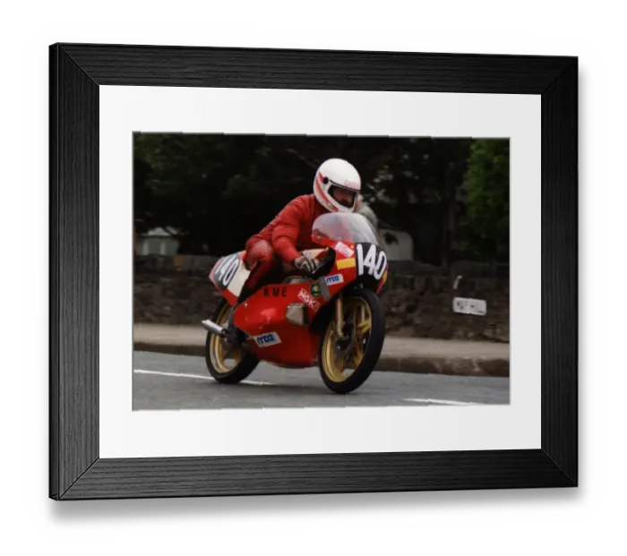 Framed Print : Les Judkins (MBA) 1989 Ultra Lightweight TT Framed Print : Les Judkins (MBA) 1989 Ultra Lightweight TT