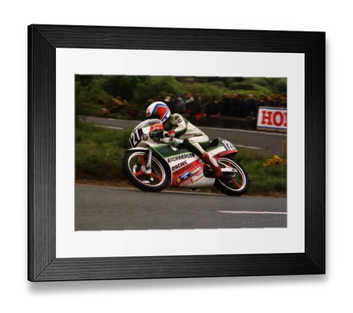 Framed Print : Melvin Richardson (Honda) 1989 Ultra Lightweight TT Framed Print : Melvin Richardson (Honda) 1989 Ultra Lightweight TT