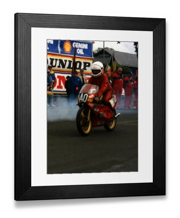 Framed Print : Les Judkins (MBA) 1989 Ultra Lightweight TT Framed Print : Les Judkins (MBA) 1989 Ultra Lightweight TT