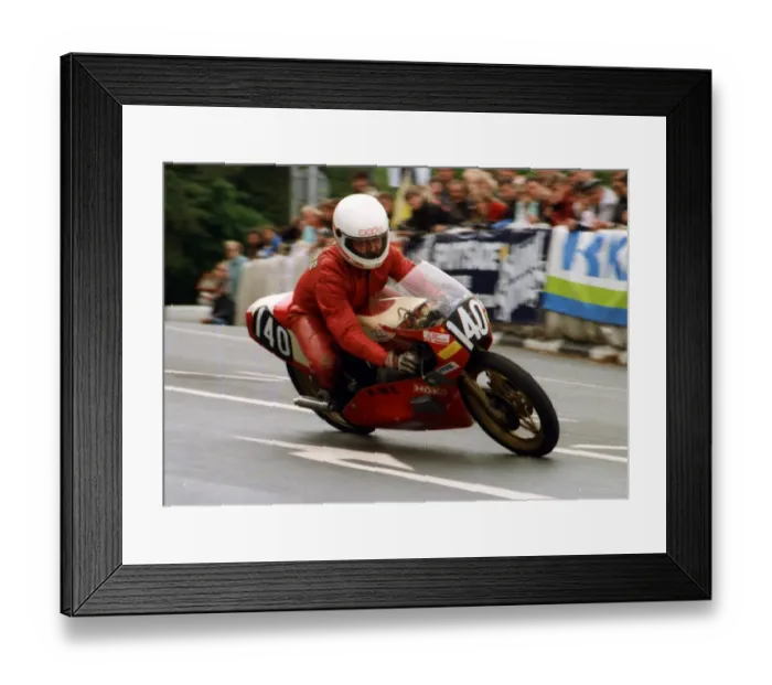 Framed Print : Les Judkins (MBA) 1989 Ultra Lightweight TT Framed Print : Les Judkins (MBA) 1989 Ultra Lightweight TT