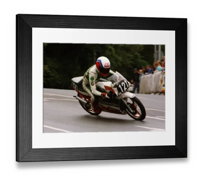 Framed Print : Melvin Richardson (Honda) 1989 Ultra Lightweight TT Framed Print : Melvin Richardson (Honda) 1989 Ultra Lightweight TT