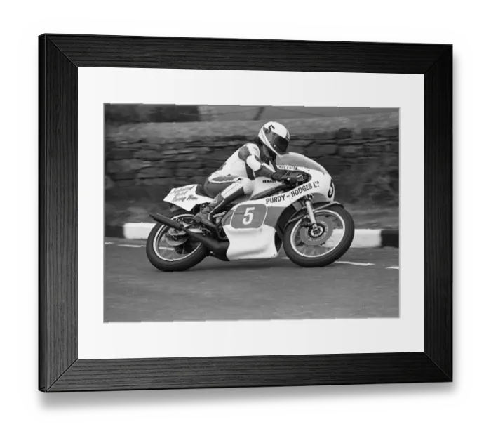 Framed Print : Mike Kneen (Yamaha) 1979 Jurby Road Framed Print : Mike Kneen (Yamaha) 1979 Jurby Road