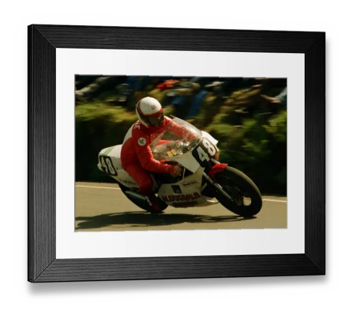 Framed Print : Alan Dugdale (Maxton) 1987 Formula Two TT Framed Print : Alan Dugdale (Maxton) 1987 Formula Two TT