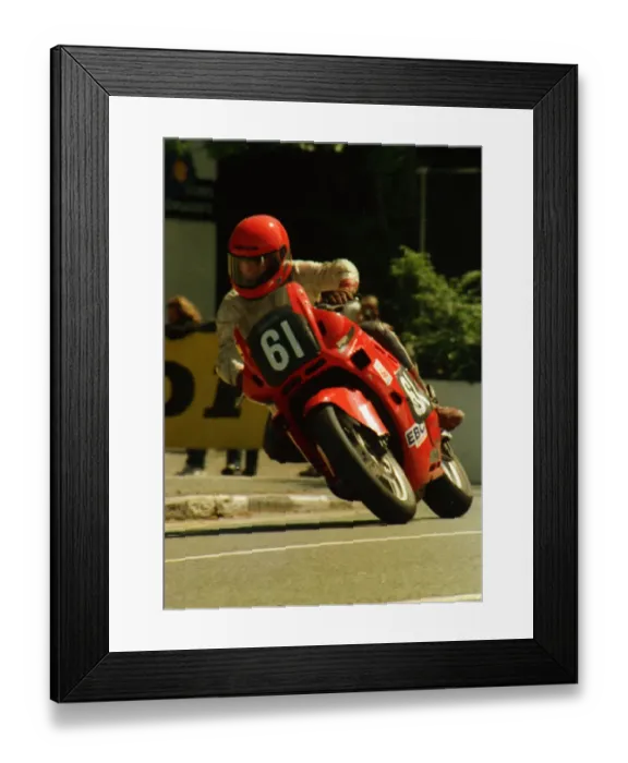 Framed Print : Chris Petty (Honda) 1987 Formula Two TT Framed Print : Chris Petty (Honda) 1987 Formula Two TT