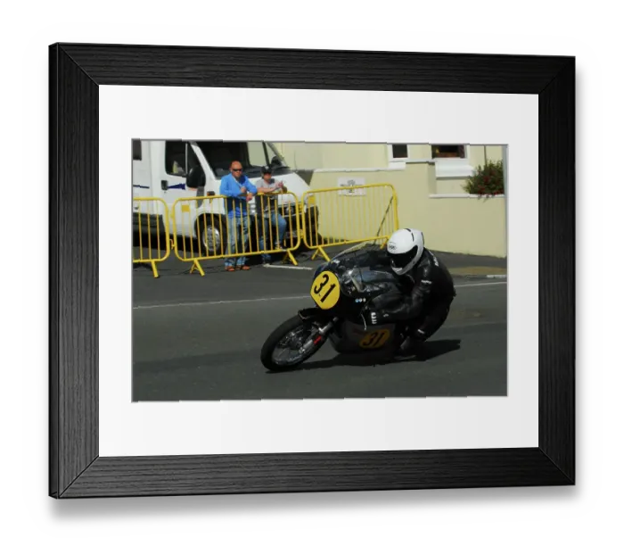 Framed Print : Philip McGurk (BSA) 2016 Senior Classic TT Framed Print : Philip McGurk (BSA) 2016 Senior Classic TT