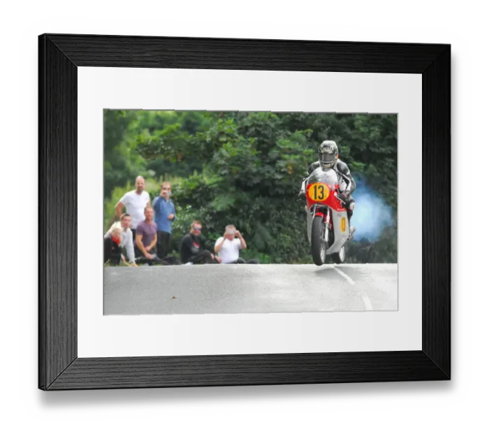 Framed Print : Lee Johnston (MV) 2015 Senior Classic TT Framed Print : Lee Johnston (MV) 2015 Senior Classic TT