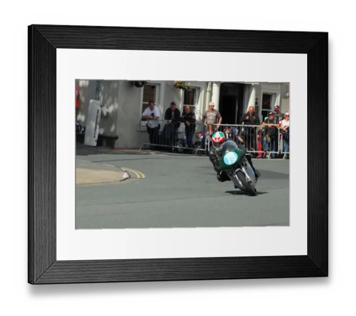 Framed Print : Barry Davies (Honda) 2015 350 Classic TT Framed Print : Barry Davies (Honda) 2015 350 Classic TT