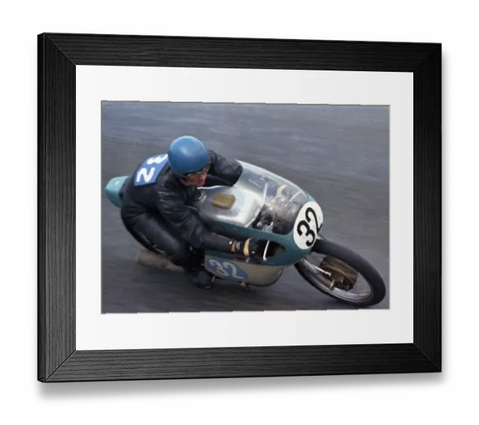 Framed Print : Franta Bocek (CZ) 1966 Junior TT