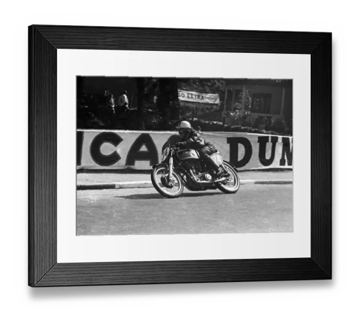 Framed Print : Ernie Ring (AJS) 1953 Junior TT Framed Print : Ernie Ring (AJS) 1953 Junior TT