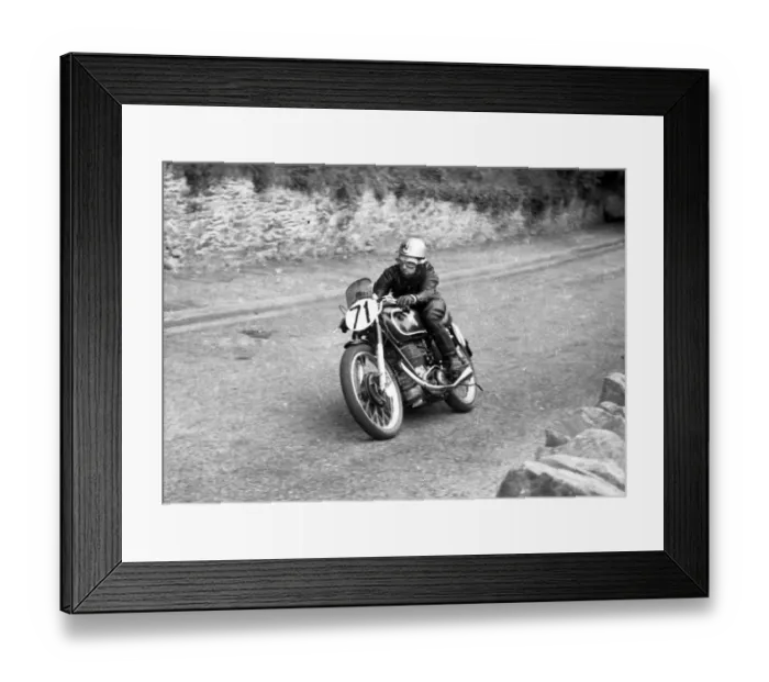 Framed Print : Ernie Ring (Matchless) 1952 Senior TT Framed Print : Ernie Ring (Matchless) 1952 Senior TT