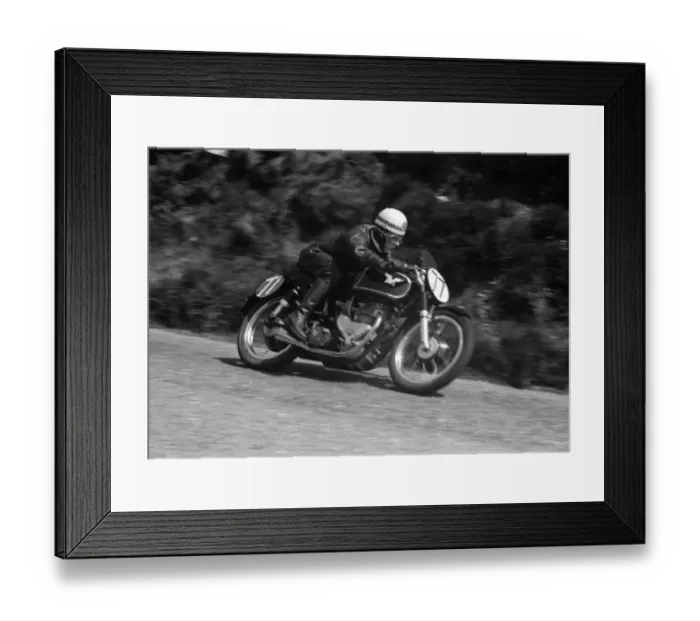 Framed Print : Mike O Rourke (Matchless) 1953 Senior TT Framed Print : Mike O Rourke (Matchless) 1953 Senior TT
