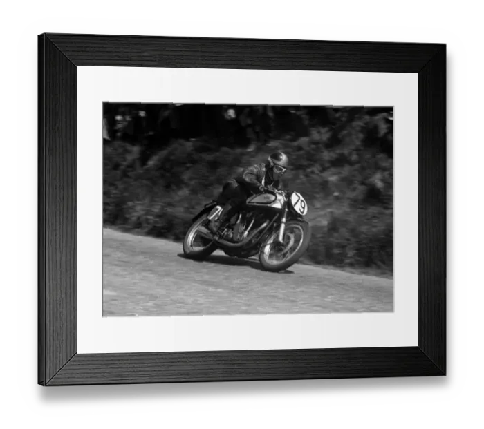 Framed Print : Vic Willoughby (Norton) 1953 Senior TT Framed Print : Vic Willoughby (Norton) 1953 Senior TT