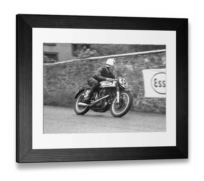 Framed Print : Keith Bryen (Norton) 1954 Senior TT Framed Print : Keith Bryen (Norton) 1954 Senior TT