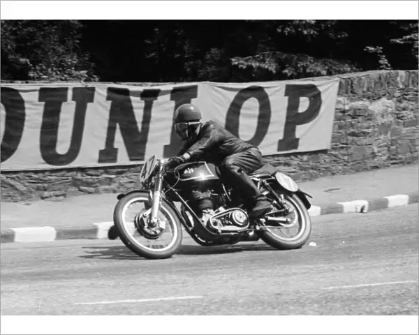 Ken Swallow (AJS) 1955 Junior TT