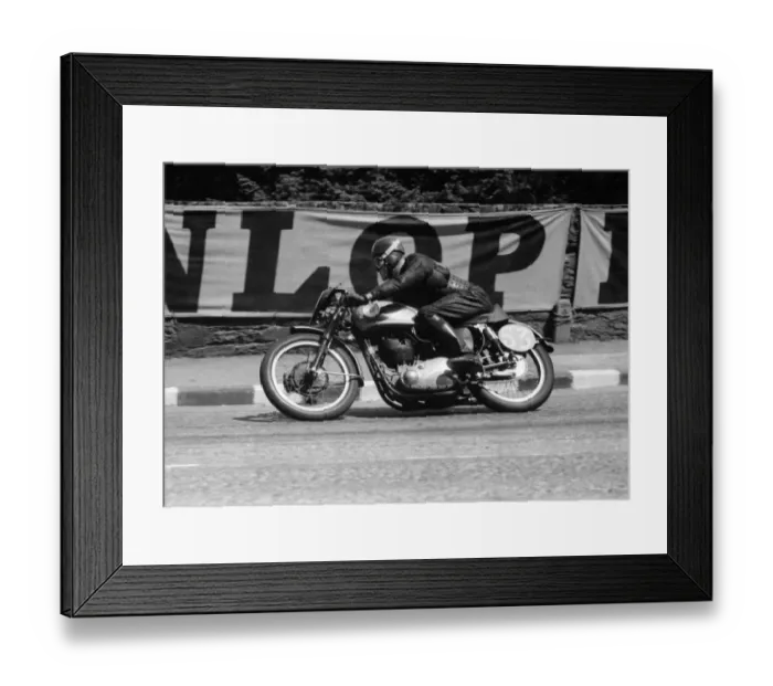 Framed Print : Phil Palmer (BSA) 1955 Junior TT Framed Print : Phil Palmer (BSA) 1955 Junior TT