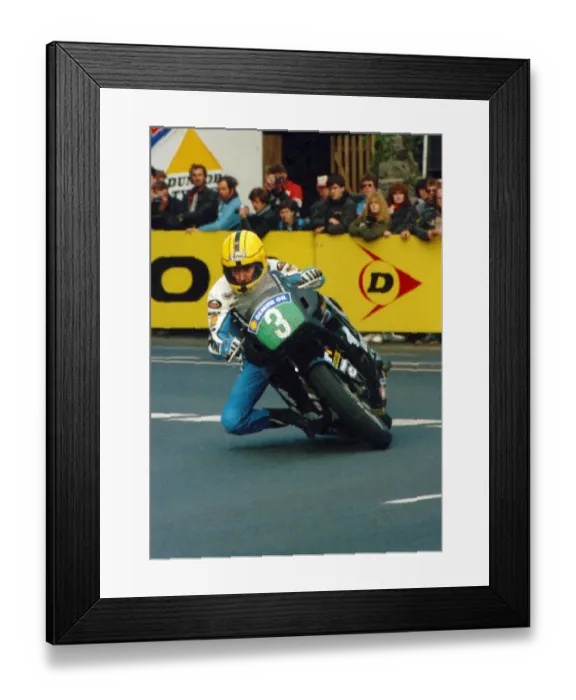 Framed Print : Joey Dunlop (Honda) 1988 Production C TT Framed Print : Joey Dunlop (Honda) 1988 Production C TT
