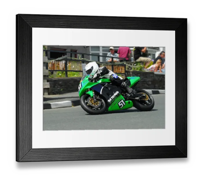 Framed Print : Leon Murphy (Kawasaki) 2014 Southern 100 Framed Print : Leon Murphy (Kawasaki) 2014 Southern 100