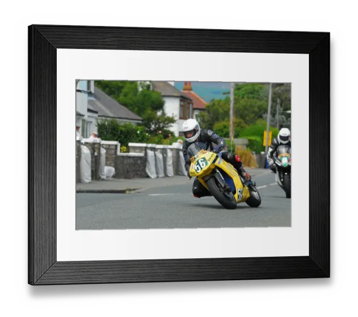 Framed Print : Jack Hunter (Kawasaki) 2014 Southern 100