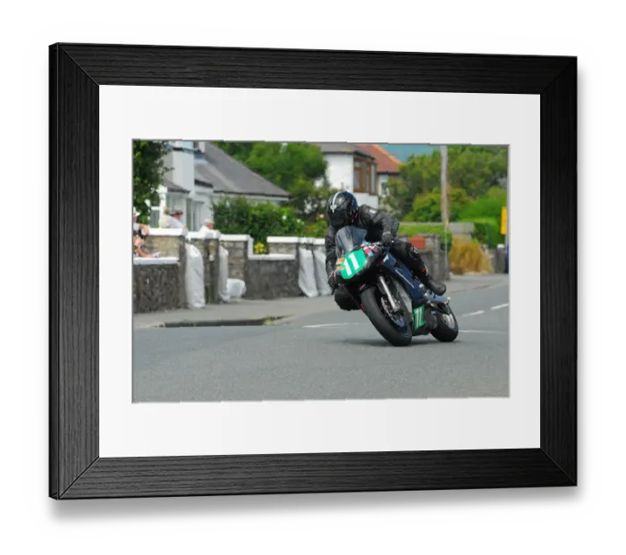 Framed Print : Mark Parrett (Kawasaki) 2014 Southern 100 Framed Print : Mark Parrett (Kawasaki) 2014 Southern 100