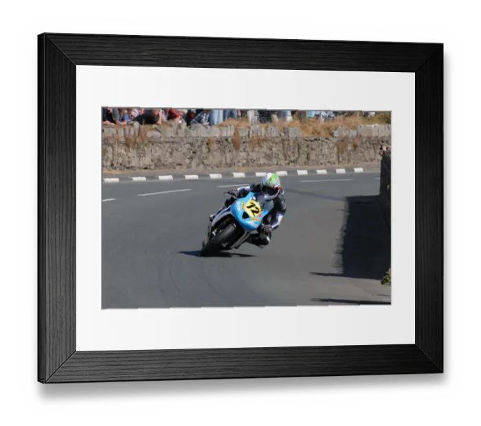 Framed Print : Russ Mountford (Triumph) 2014 Southern 100 Framed Print : Russ Mountford (Triumph) 2014 Southern 100