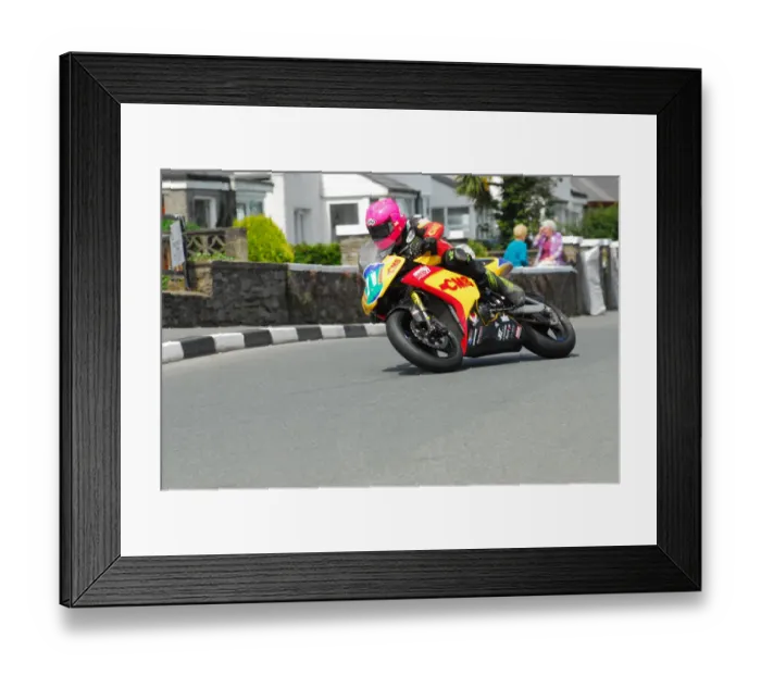Framed Print : Davy Morgan (CMS Kawasaki) 2012 Southern 100