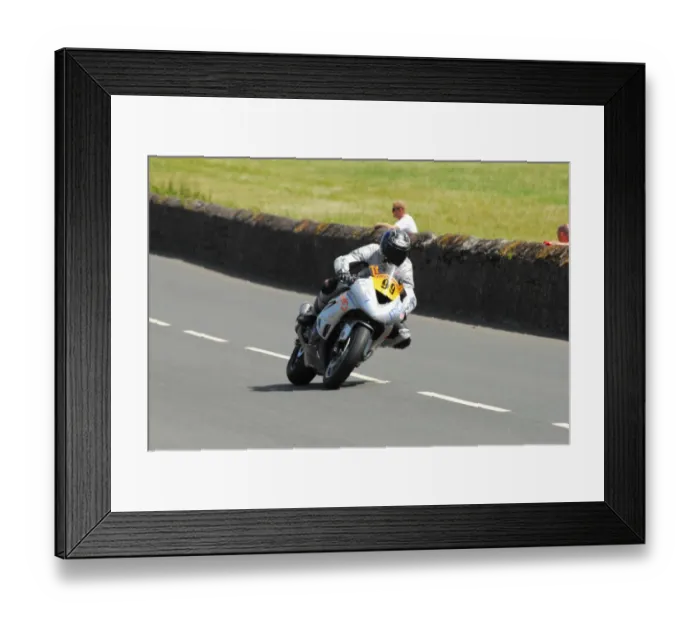 Framed Print : Mark Goodings (Kawasaki) 2012 Southern 100