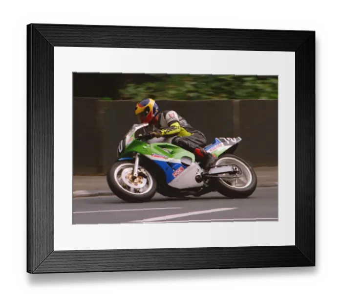 Framed Print : Robert A Price (Kawasaki) 1999 Singles TT Framed Print : Robert A Price (Kawasaki) 1999 Singles TT