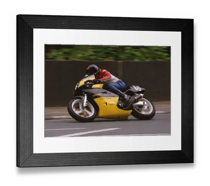 Framed Print : Rich Hawkins (Tigcraft Rotax) 1999 Singles TT Framed Print : Rich Hawkins (Tigcraft Rotax) 1999 Singles TT