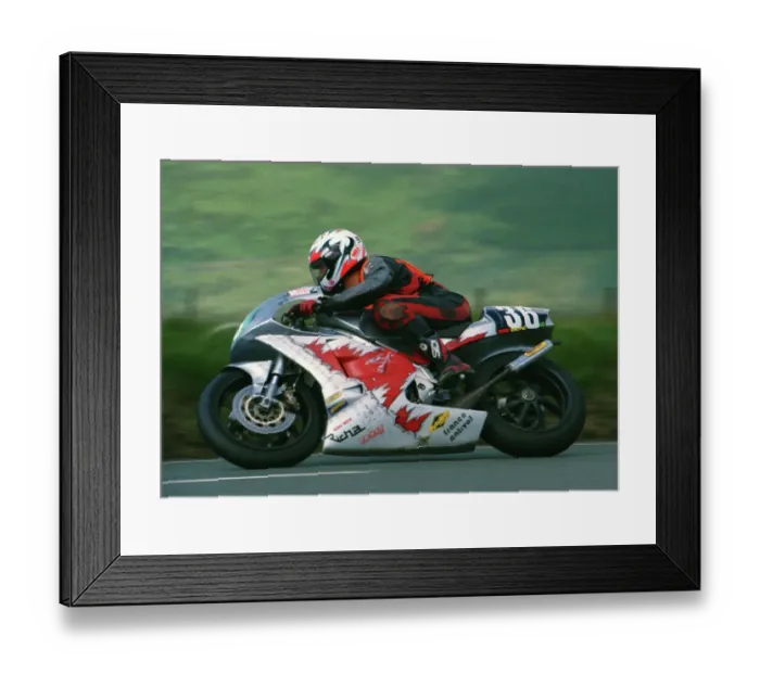 Framed Print : Luis Metello (Honda) 1999 Lightweight TT Framed Print : Luis Metello (Honda) 1999 Lightweight TT