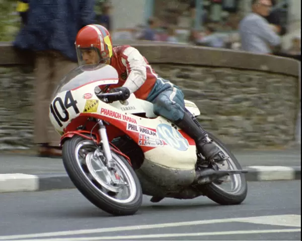 Phil Haslam (Pharaoh Yamaha) 1972 Junior Manx Grand Prix