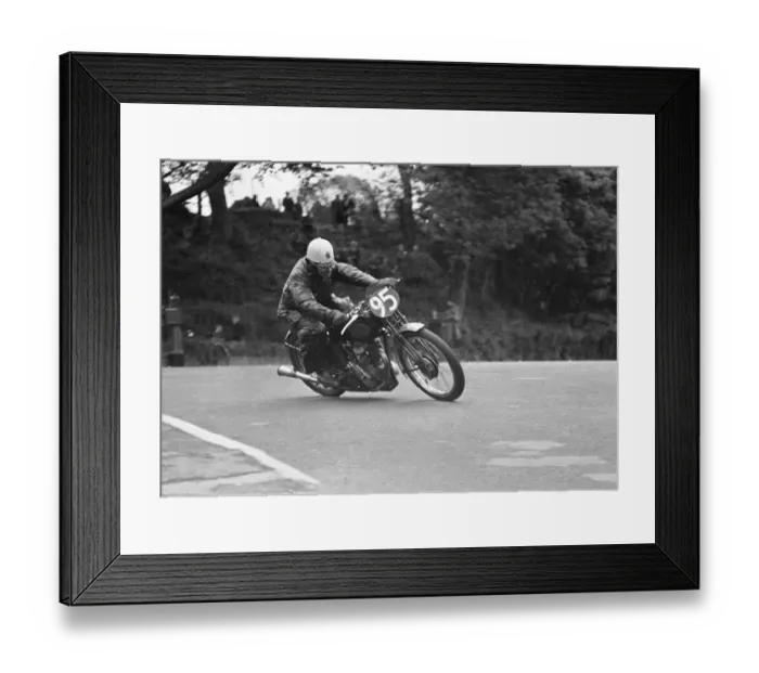 Framed Print : Harold Kirby (Excelsior) 1949 Lightweight TT Framed Print : Harold Kirby (Excelsior) 1949 Lightweight TT