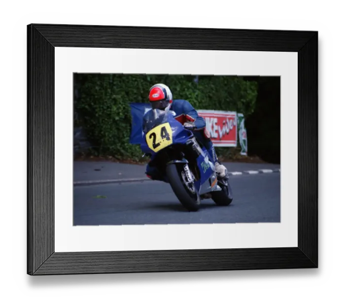 Framed Print : Chris Day (Honda) 1994 Supersport 600 TT