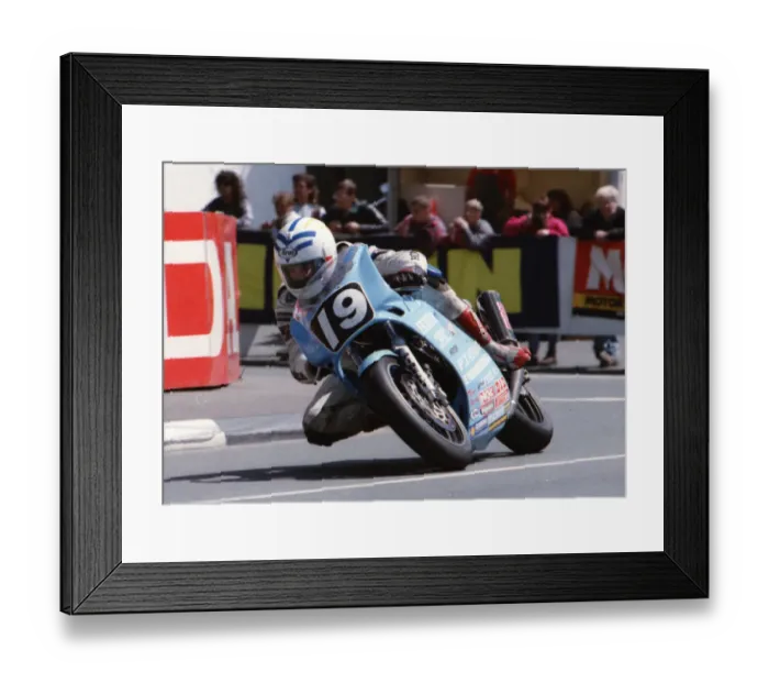 Framed Print : Derek Young (Taylor Honda) 1994 Singles TT Framed Print : Derek Young (Taylor Honda) 1994 Singles TT