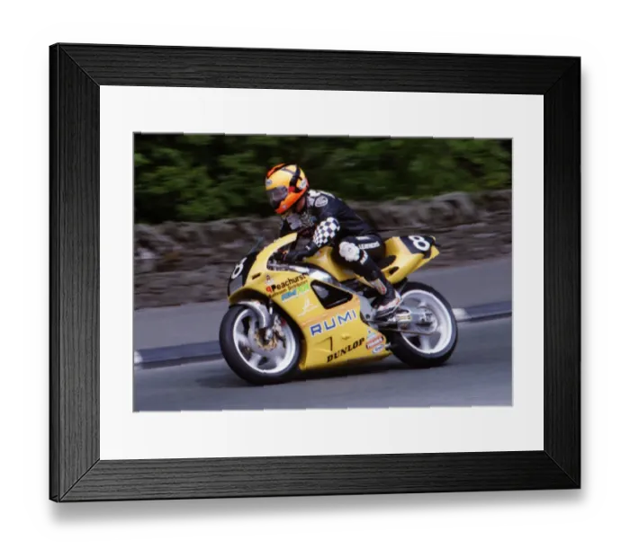 Framed Print : Simon Beck (Rumi) 1994 Singles TT Framed Print : Simon Beck (Rumi) 1994 Singles TT