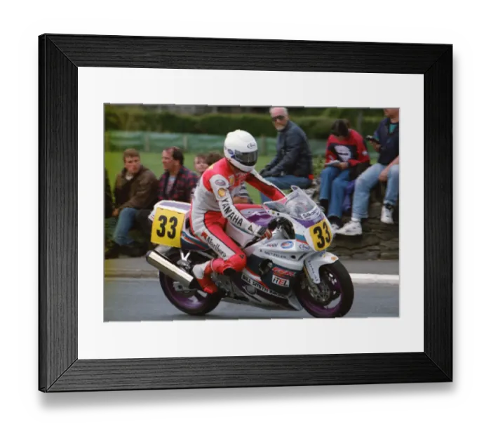 Framed Print : Chris Haldane (Yamaha) 1994 Supersport 600 TT Framed Print : Chris Haldane (Yamaha) 1994 Supersport 600 TT