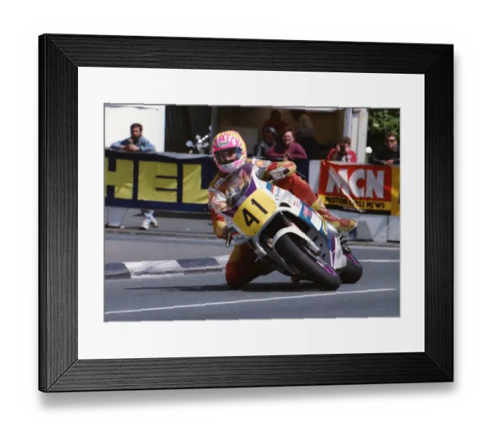 Framed Print : Andrew Stroud (Yamaha) 1994 Supersport 600 TT Framed Print : Andrew Stroud (Yamaha) 1994 Supersport 600 TT